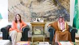 نائب وزير الخارجية يستقبل القائم بالأعمال في السفارة الأمريكية لدى المملكة