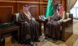 نائب أمير حائل يستقبل أمين مجلس المنطقة المكلّف
