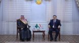 السفير الشمراني يقدم نسخة من أوراق اعتماده لنائب وزير الخارجية الطاجيكي