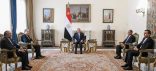 السيسي – يستقبل وزير الخارجية الإيراني