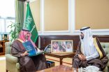 نائب أمير تبوك يستقبل مدير عام التدريب التقني والمهني بالمنطقة