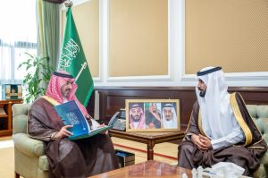 نائب أمير تبوك يستقبل مدير عام التدريب التقني والمهني بالمنطقة