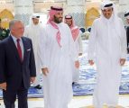 لقاء ثلاثي بين سمو ولي العهد وملك الأردن وأمير دولة قطر