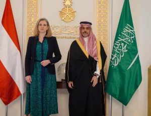 سمو وزير الخارجية يستقبل وزيرة خارجية النمسا