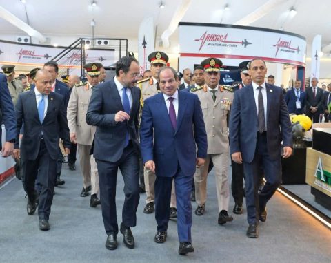 الرئيس عبد الفتاح السيسى يفتتح النسخة الثانية من معرض العلمين الدولى للطيران والفضاء