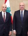 الرئيس اللبناني يتسلم أوراق اعتماد السفير المصري الجديد تميم خلاف