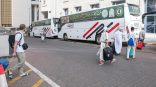 المشاركون في مسابقة الملك عبدالعزيز الدولية يغادرون مكة متجهين إلى المدينة المنورة