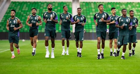 كأس العالم 2026: الأخضر يغادر غدًا إلى هيوستن ويواصل تدريباته للرأس الأخضر