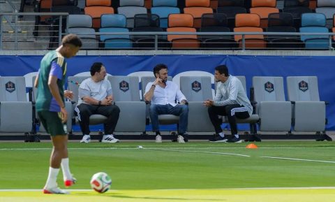 بحضور سمو وزير الرياضة.. المنتخب السعودي يختتم تحضيراته لمواجهة منتخب الرأس الأخضر في كأس العالم