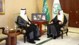 الأمير سعود بن مشعل يستقبل الرئيس التنفيذي للهيئة الملكية لمدينة مكة المكرمة والمشاعر المقدسة