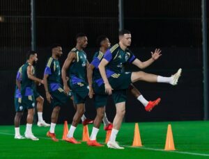 المنتخب السعودي يواصل استعداده لمواجهة الكويت في افتتاح كأس الخليج