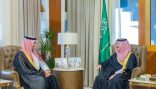 أمير المنطقة الشرقية يستقبل الرئيس التنفيذي للمركز الوطني لتنمية القطاع غير الربحي