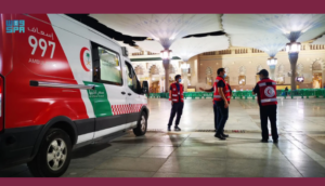 “الهلال الأحمر” بالمدينة المنورة يعلن نجاح التغطية الإسعافية للمسجد النبوي في ليلة ختم القرآن الكريم