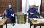 شيخ الأزهر يستقبل وزيرة شؤون المرأة الليبيَّة
