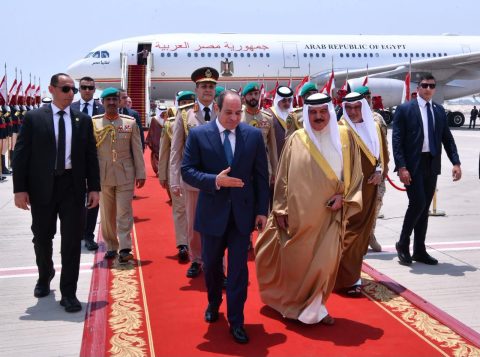 الرئيس عبد الفتاح السيسى فى زيارة اخوية لمملكة البحرين