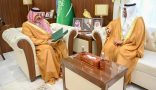 أمير حائل يستقبل مدير مكتب الهيئة العامة للولاية على أموال القاصرين بالمنطقة