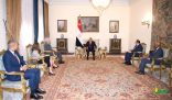 استقبل السيد الرئيس عبد الفتاح السيسي رئيس جمهورية مصر العربية اليوم السيد “ويليام بيرنز”، رئيس وكالة الاستخبارات المركزية الأمريكية، وذلك بحضور اللواء عباس كامل رئيس المخابرات المصرية