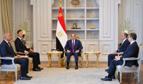 الرئيس عبد الفتاح السيسى يستقبل صهر الرئيس الأميركي