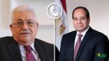 الرئيس عبد الفتاح السيسي رئيس جمهورية مصر العربية يجرى اتصالا هاتفيا بالرئيس الفلسطيني محمود عباس