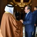 استقبل السيد الرئيس عبد الفتاح السيسي، اليوم بقصر الاتحادية، صاحب السمو الملكي الأمير سلمان بن حمد آل خليفة، ولي عهد مملكة البحرين ورئيس مجلس الوزراء