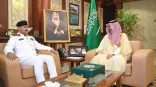 نائب أمير منطقة جازان يستقبل قائد حرس الحدود بالمنطقة