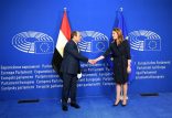 الرئيس عبد الفتاح السيسي – يجتمع بالسيدة روبرتا ميتسولا، رئيسة البرلمان الأوروبي