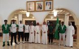سفير خادم الحرمين الشريفين في تونس يستقبل وفد المملكة المشارك في البطولة العربية