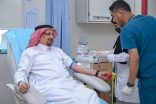 مدير فرع وزارة الصحة بجدة يشارك في حملة التبرع بالدم اقتداء وعطاء