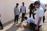 تشجير الكلية التقنية بمحافظة تربة