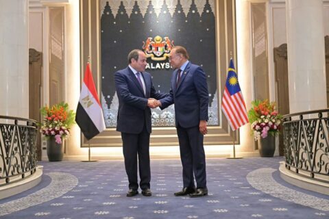 الرئيس عبد الفتاح السيسى يلتقى رئيس وزراء ماليزيا