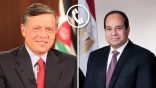 أجرى السيد الرئيس عبد الفتاح السيسي، اليوم، اتصالاً هاتفياً بجلالة الملك عبد الله الثاني بن الحسين، عاهل المملكة الأردنية الهاشمية.