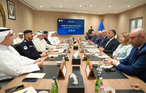 وزير الداخلية اللبنانى يزور الادارة العامة للجنسية ووثائق السفر الكويتية