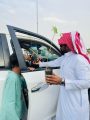 بيئة أضم توزع 350 شتلة لدعم حملة التشجير في المحافظة