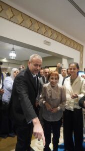 الأميرة بسمة بنت طلال – تتفقد الجناح المصري ببازار السلك الدبلوماسي وتشيد بتنوع معروضاته