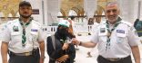 تكريم ميداني للفتية والشباب والقطاعات الكشفية المشاركة في خدمة المعتمرين