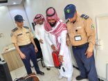مكتب وزارة البيئة والمياه والزراعة بالعاصمة المقدسة ينفذ فرضية للتعامل مع التماس كهربائي
