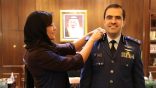 سمو سفيرة المملكة لدى الولايات المتحدة تقلد الملحق العسكري بالسفارة رتبته الجديدة