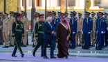 سمو ولي العهد يستقبل رئيس جمهورية ألمانيا الاتحادية ويعقدان جلسة مباحثات رسمية