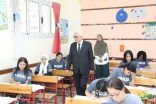 وزير التربية والتعليم المصري يتفقد عددا من لجان امتحانات الثانوية العامة بمدرسة الجولف الرسمية المتميزة للغات بمدينة الشروق