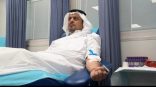 تفاعلا مع حملة التبرع بالدم الأمير سعود بن مشعل يتبرع بدمه