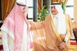 أمير منطقة تبوك يستقبل المستشار للسلامة المرورية بالمنطقة