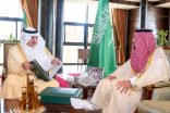 أمير تبوك يطلع على التقرير السنوي لأعمال فرع وزارة الشؤون الإسلامية بالمنطقة