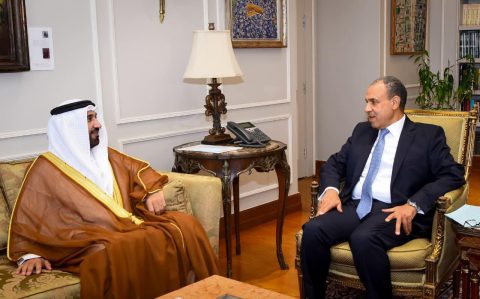 وزير الخارجية المصري يستقبل رئيس البرلمان العربي لبحث سبل تعزيز العمل العربي المشترك