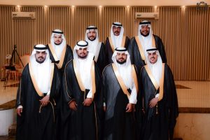 بدعم كامل من صندوق روح العطاء العائلي.. إقامة الزواج الجماعي لثمانية من أبناء عائلة الحامظي بصبيا