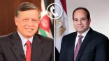 الرئيس عبد الفتاح السيسي يتلقى اتصالا هاتفيا من العاهل الأردني