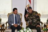 تحت رعاية رئيس الجمهورية الرئيس عبد الفتاح السيسي – وزير الرياضة واللواء أركان حرب / إيهاب لطفي – مدير إدارة المدرعات يتفقدان نادى الفروسية بمدينة مصر الدولية للألعاب الأوليمبية استعدادا لاستضافة البطولتين الدولية للفروسية والبطولة العربية العسكرية للفروسية