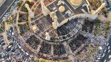 لقطات جوية لجامع الوالدين في مدينة ⁧تبوك‬⁩ خلال تأدية صلاة ⁧عيد الأضحى المبارك ‬⁩