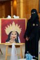 حضور كبير من الزوار وبمشاركة (13) فنانًا”و (17) لوحة فنية : الفنانة التشكيلية تغريد الطاسان تبهر التشكيليين بمعرضها الجميل ( عرس )