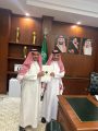 محافظ وادي الفرع – يتسلم تقريرا عن أعمال وبرامج مكتب وزارة البيئة والمياه والزراعة بالمحافظة