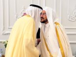 وزير الشؤون الإسلامية يستقبل المسؤولين والدعاة والأئمة والخطباء المهنئين بعيد الفطر المبارك بمنزله بالرياض